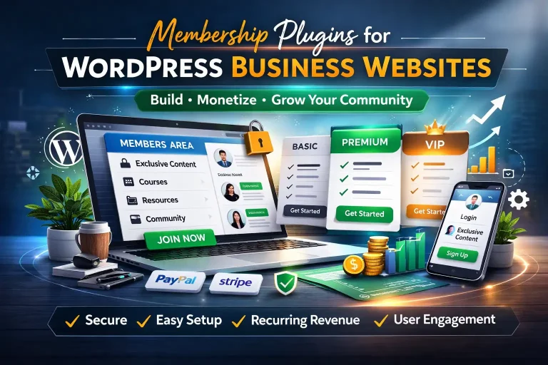 Membership Plugins for WordPress Business Websites That Grow Revenue