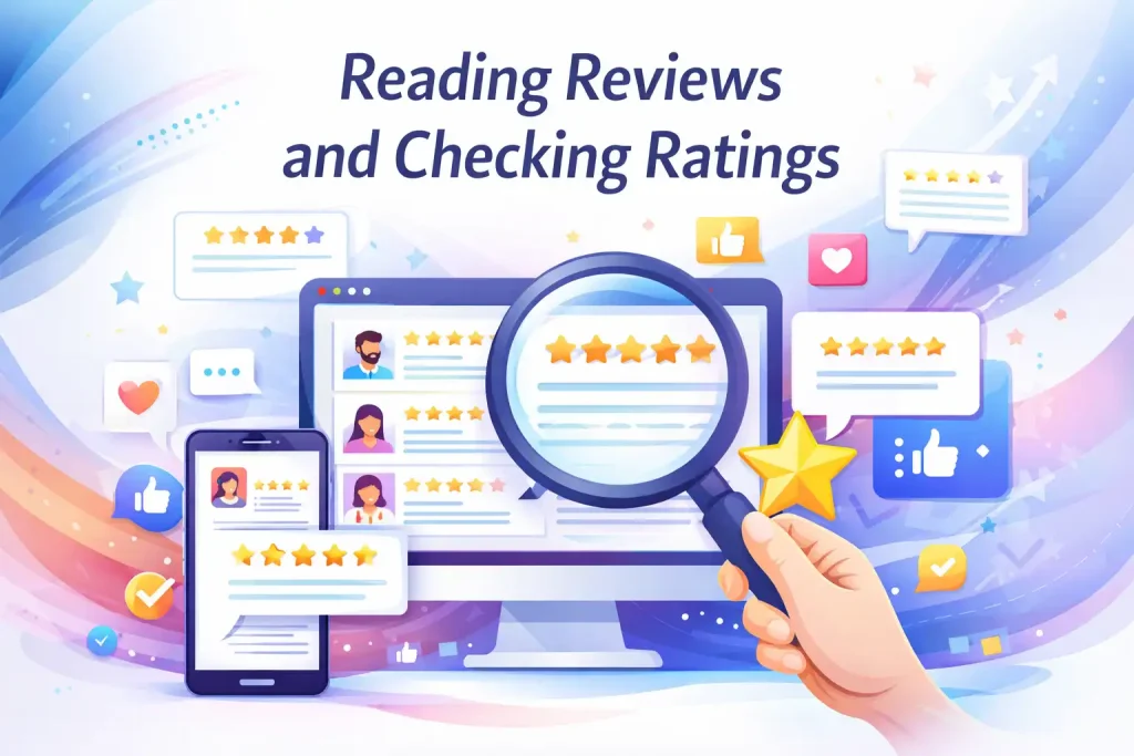 Reading Reviews and Checking Ratings