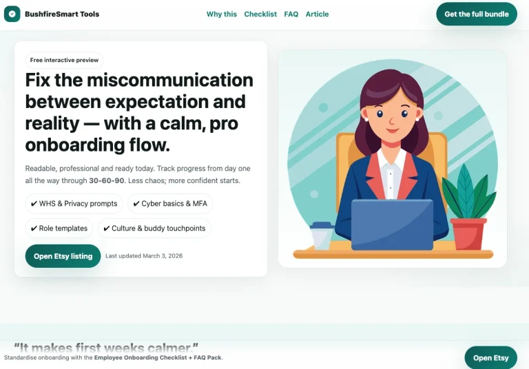 The Employee Onboarding Checklist That Actually Sticks (Pre-Start to 90 Days)