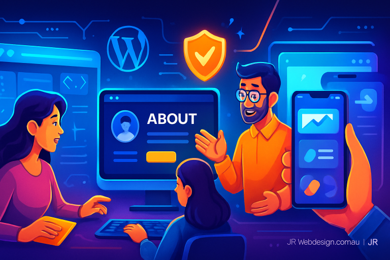About Page Design That Builds Credibility Online, Essential Tips for Your WordPress Site
