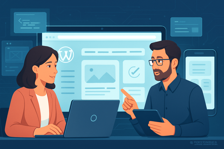 Clean WordPress Navigation Design for Better UX,  Small Business Owners