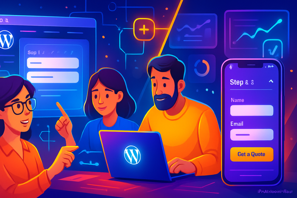 Multi-Step Form UX for Quote and Booking Websites: Enhancing User Experience and Conversion Rates with Modern WordPress Design