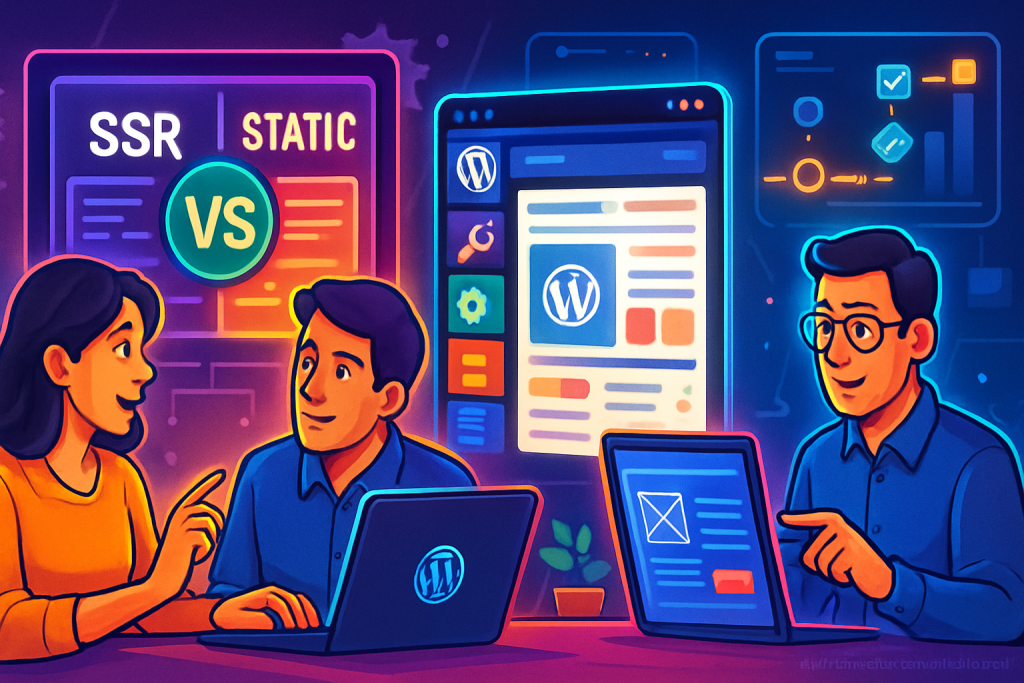 Server-Side Rendering vs Static Generation For Business Websites: Practical Insights and Plugins for WordPress
